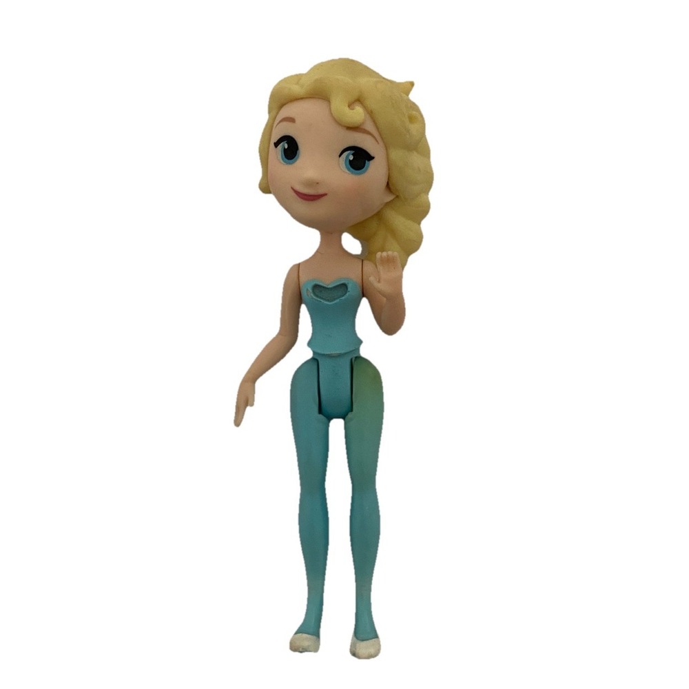 Disney Frozen Little Kingdom Elsa Mini Doll Figure Hasbro‎ Snap Ins